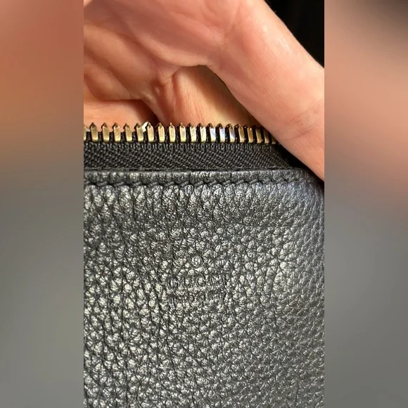 🔥Gucci Rare and unique Crossbody Messenger black Bag XL full leather unisex - Picture 6 of 17